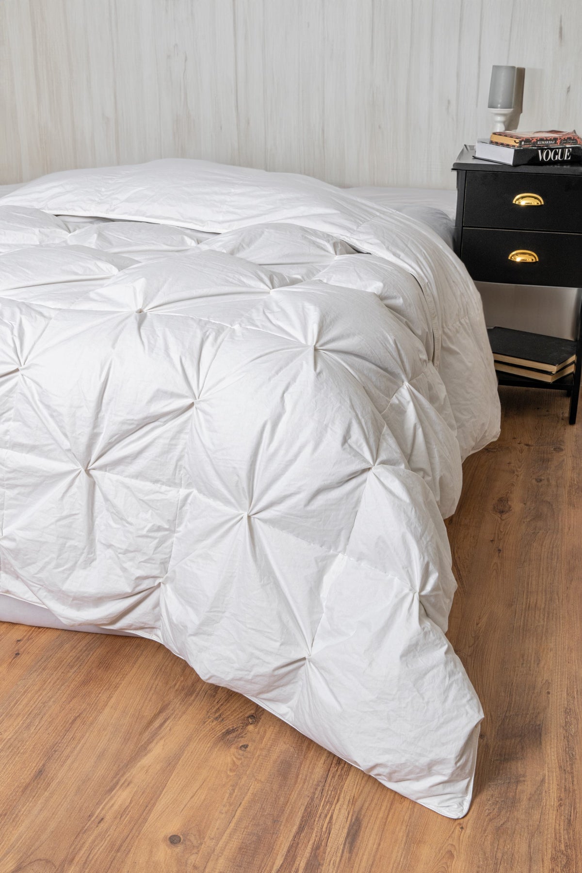 KOŁDRA 195x215 TURECKA puchowa 90% puchu / 10% pierza  COTTON BOX