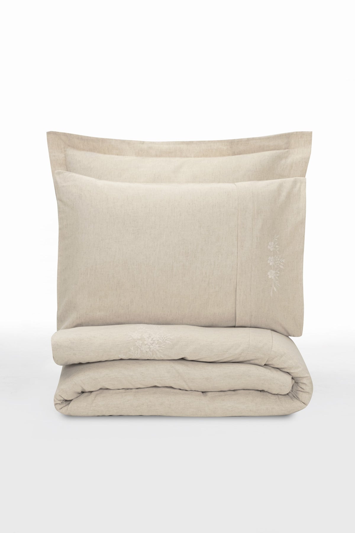 Pościel 200×220 Len z bawełną 25% / 75% Cotton Box z prześcieradłem