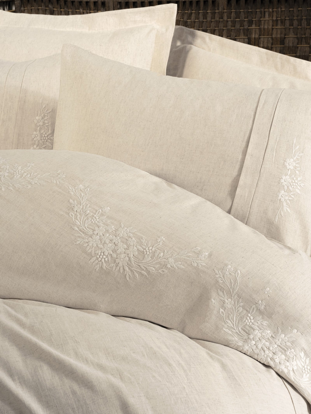Pościel 200×220 Len z bawełną 25% / 75% Cotton Box z prześcieradłem