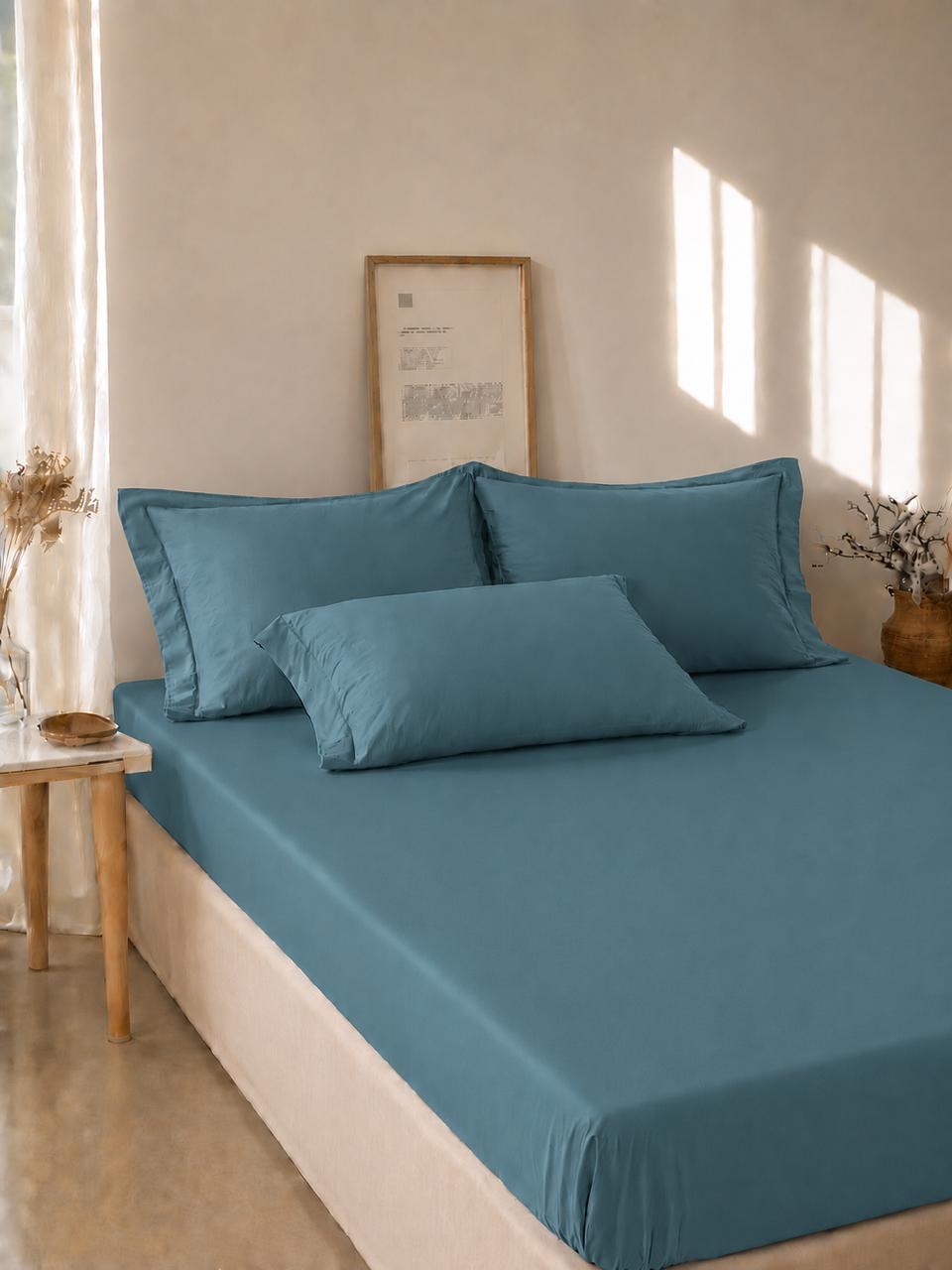 PRZEŚCIERADŁO  z gumką  180x200 +30 Satyna bawełniana