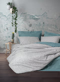 Pościel bawełniana 200x220 ranforce Turcja z prześcieradłem 160x200+30