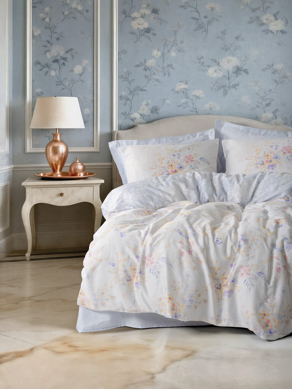 Pościel 200×220 Satyna bawełniana Cotton Box z prześcieradłem