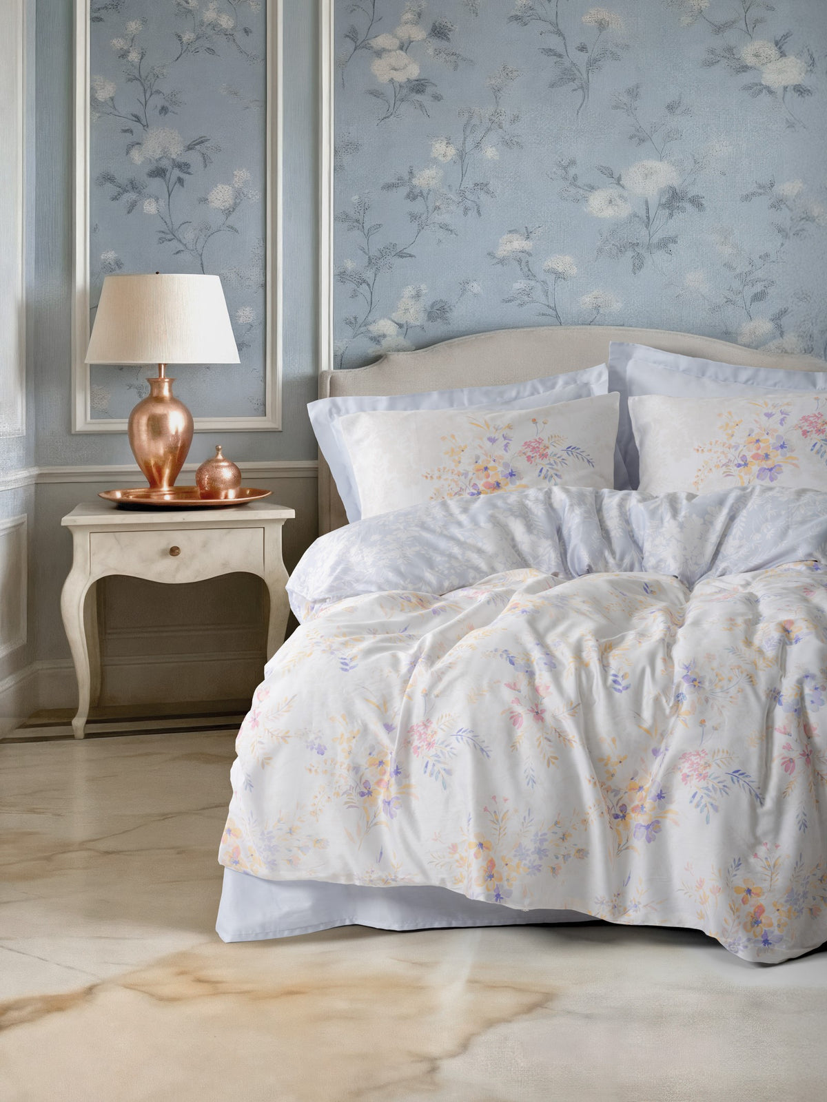 Pościel 200×220 Satyna bawełniana Cotton Box z prześcieradłem