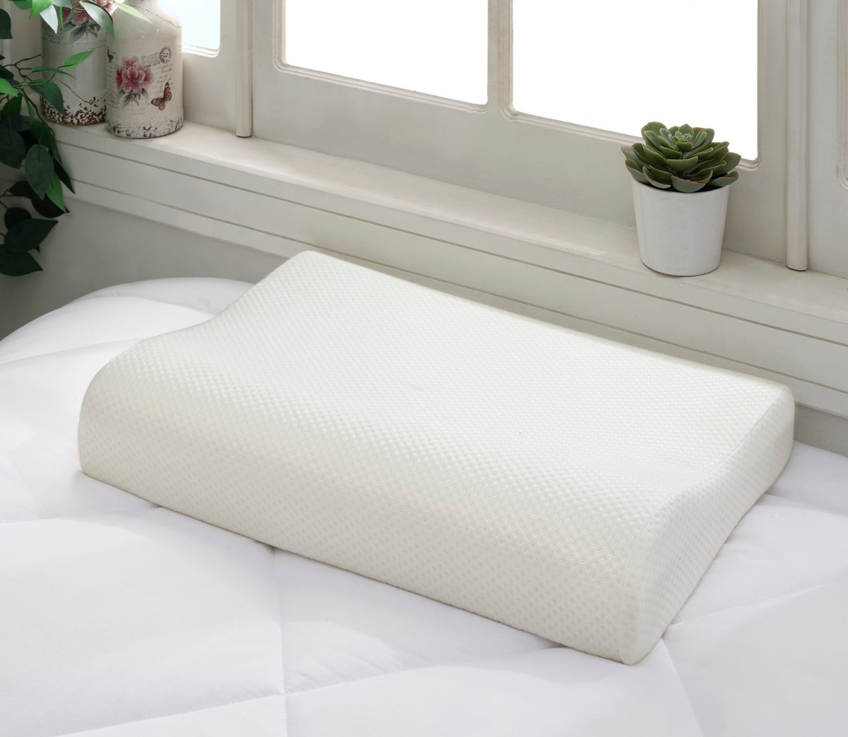 Poduszka z pianki Visco Memory Cotton Box 60x40x12
