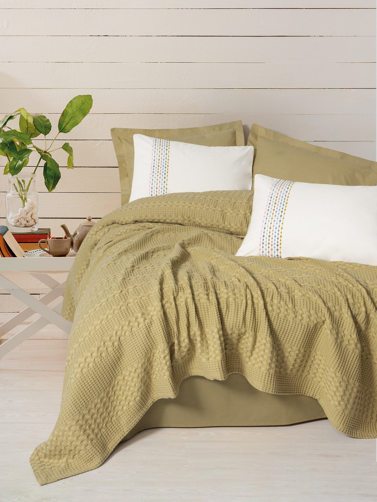 KOMPLET NARZUTA 220x230 + prześcieradło z poszew. 100% BAWEŁNA COTTON BOX