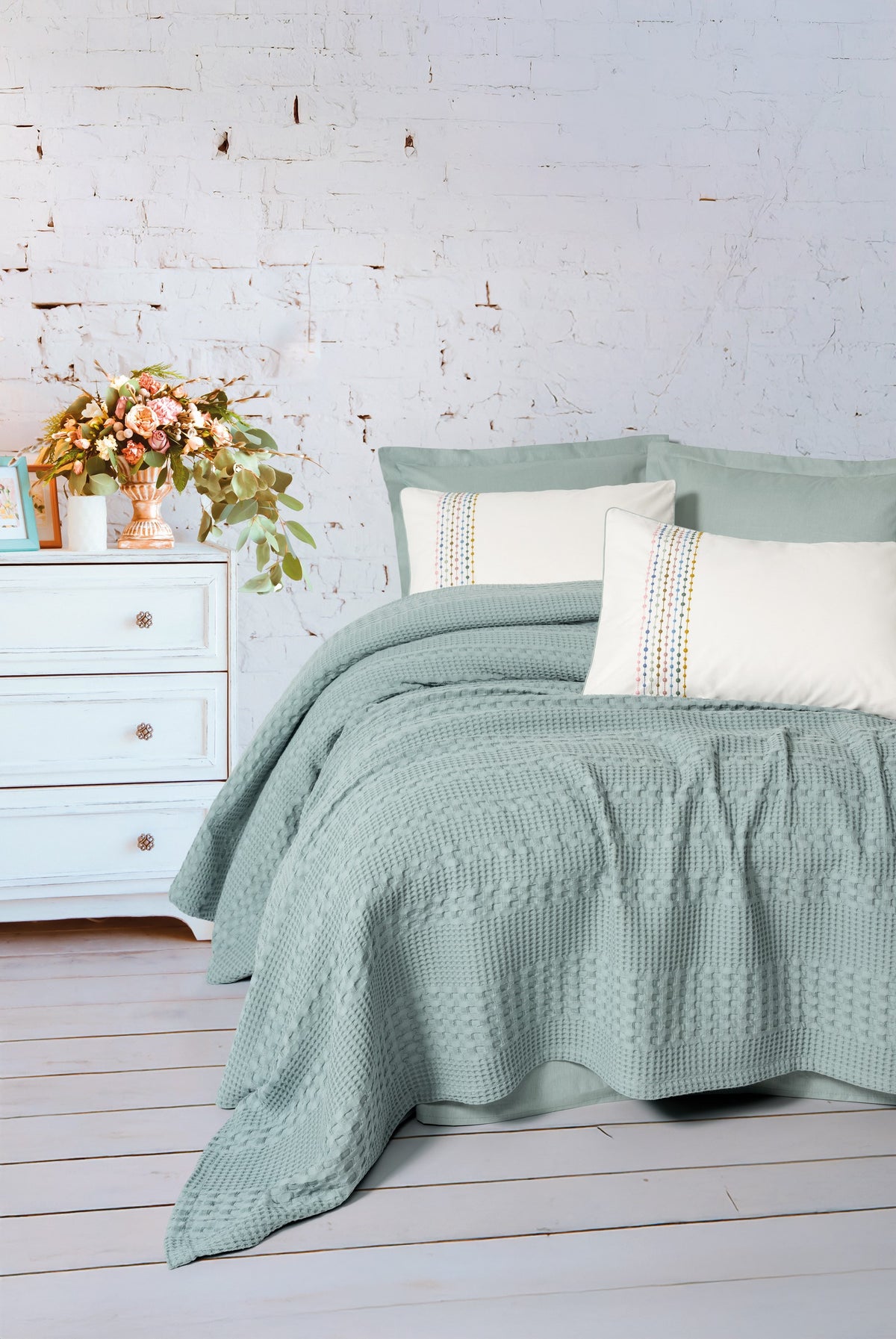KOMPLET NARZUTA 220x230 + prześcieradło z poszew. 100% BAWEŁNA COTTON BOX