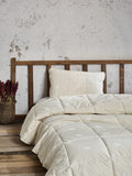 KOŁDRA TURECKA WYPEŁNIENIE 100% WEŁNA 195x215 WOOLMARK COTTON BOX